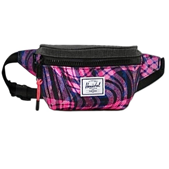 HERSCHEL SUPPLY CO Twelve Warped Plaid Hip Pack Waist Bag - Picture 1 of 10